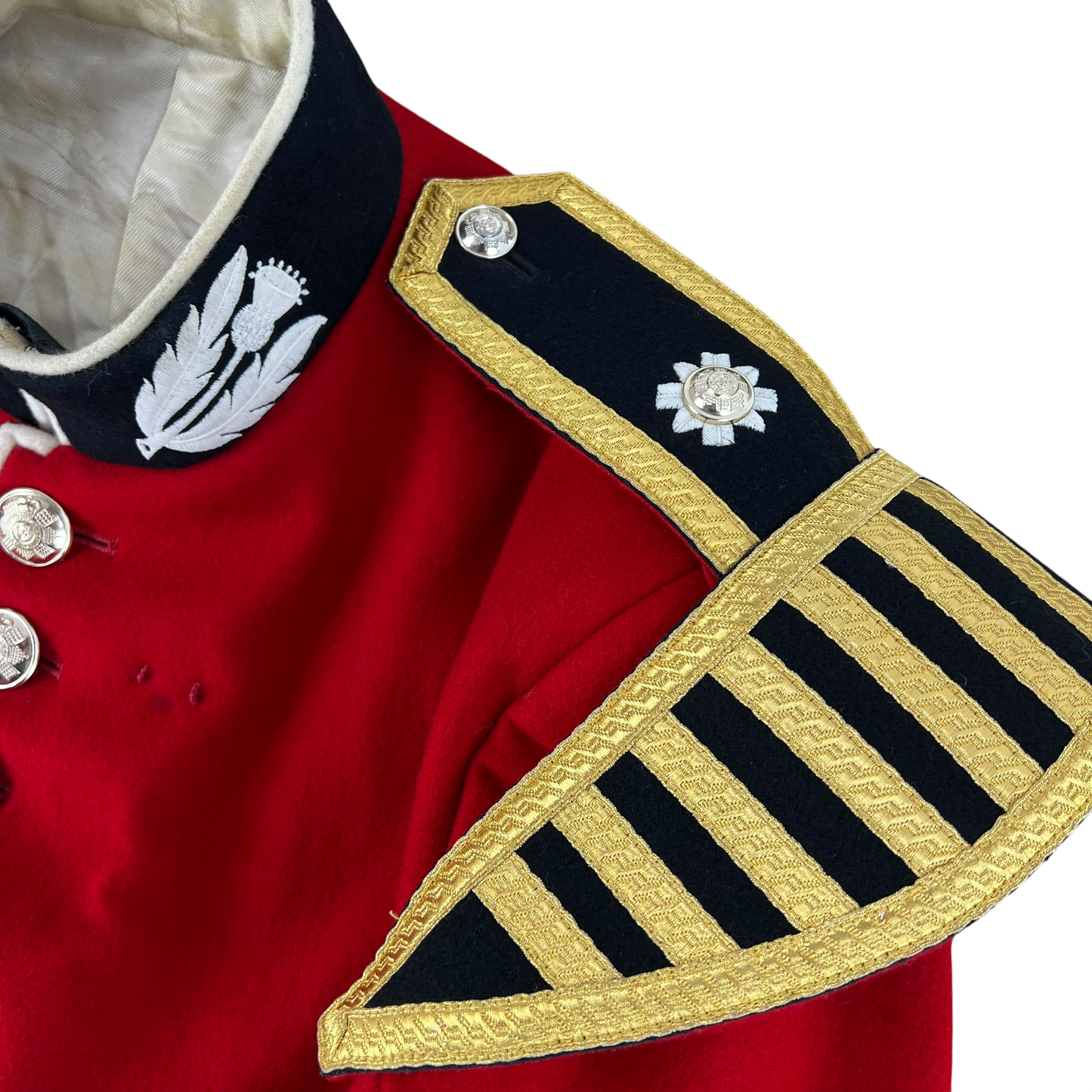 British Army Footguard's Jacket R & F Musician's - Scots Guards - Large