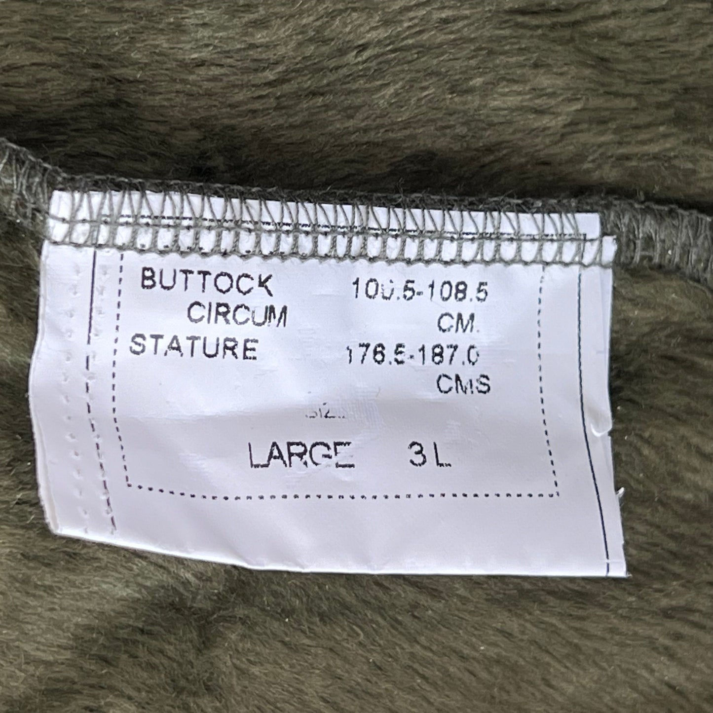 British Army Thermal Trouser Liners Aircrew Faux Fur - W36 L28