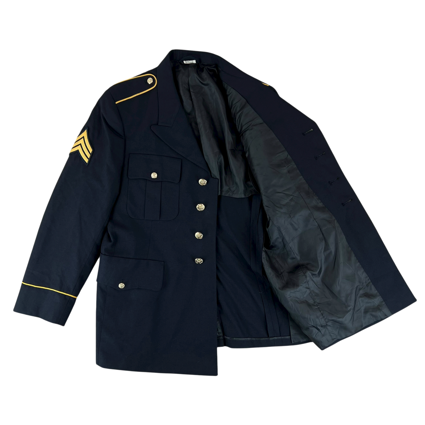 US Army Black Enlisted Service Dress Jacket - Large 41RC