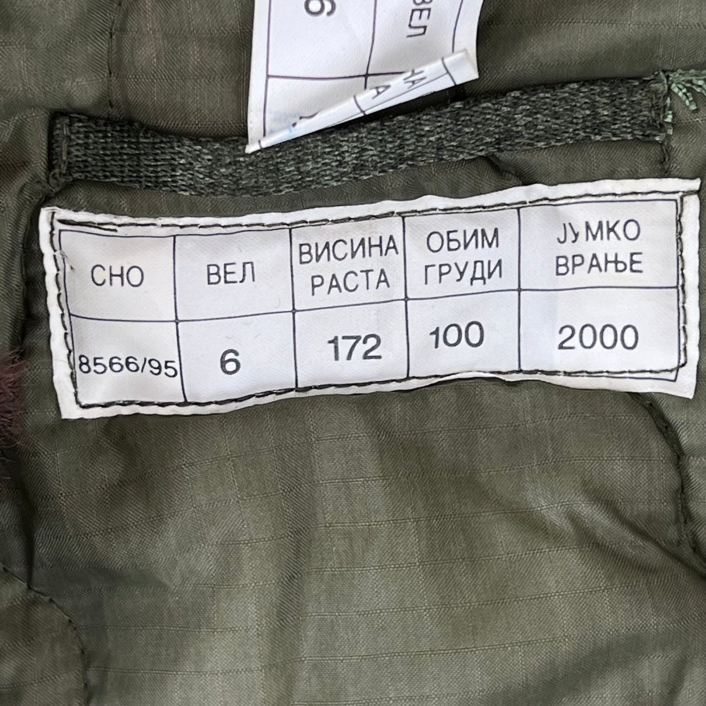 Serbian Army M93 Oak Leaf Camouflage Parka w/ Thermal Liner - Medium 172/100