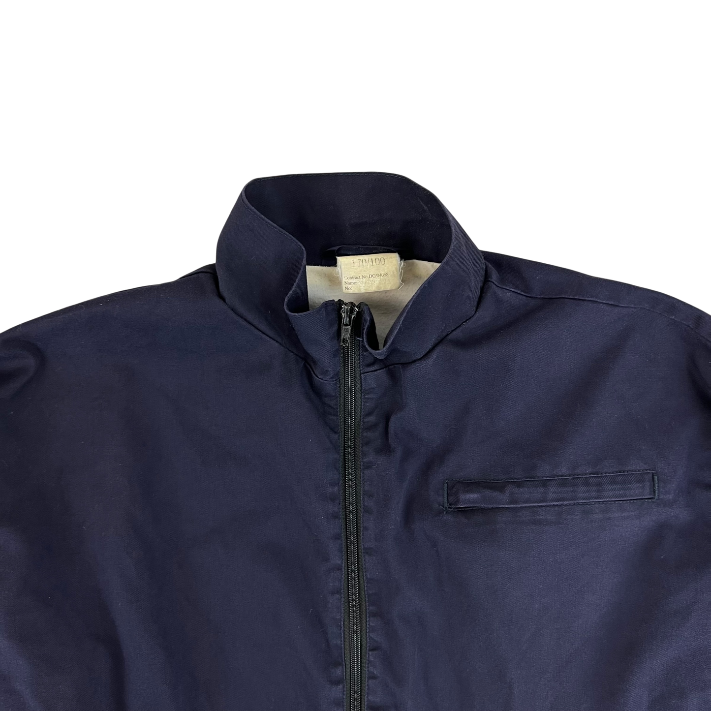 British Army / Tri-Services Navy Blue PTI Tracksuit Top Jacket - Medium 170/100