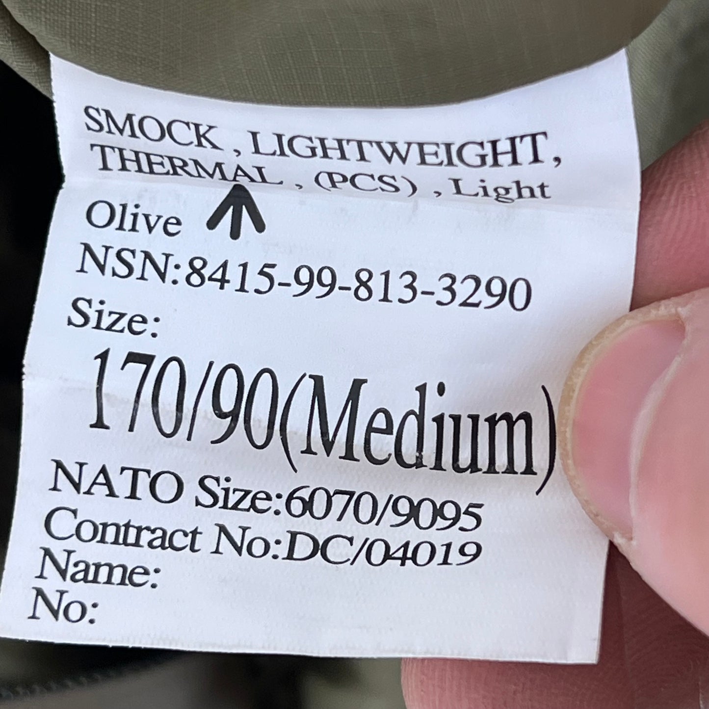 British Army Thermal Buffalo Pullover Smock - Medium