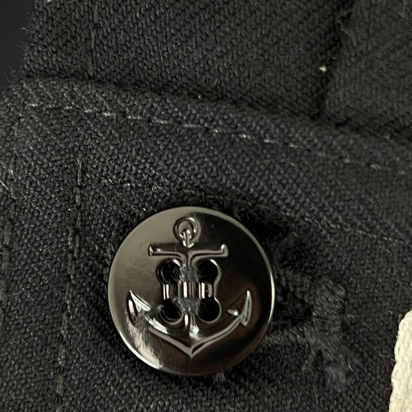 US Navy Sailor's Black Blue Crackerjack Jumper Top - Medium 38R