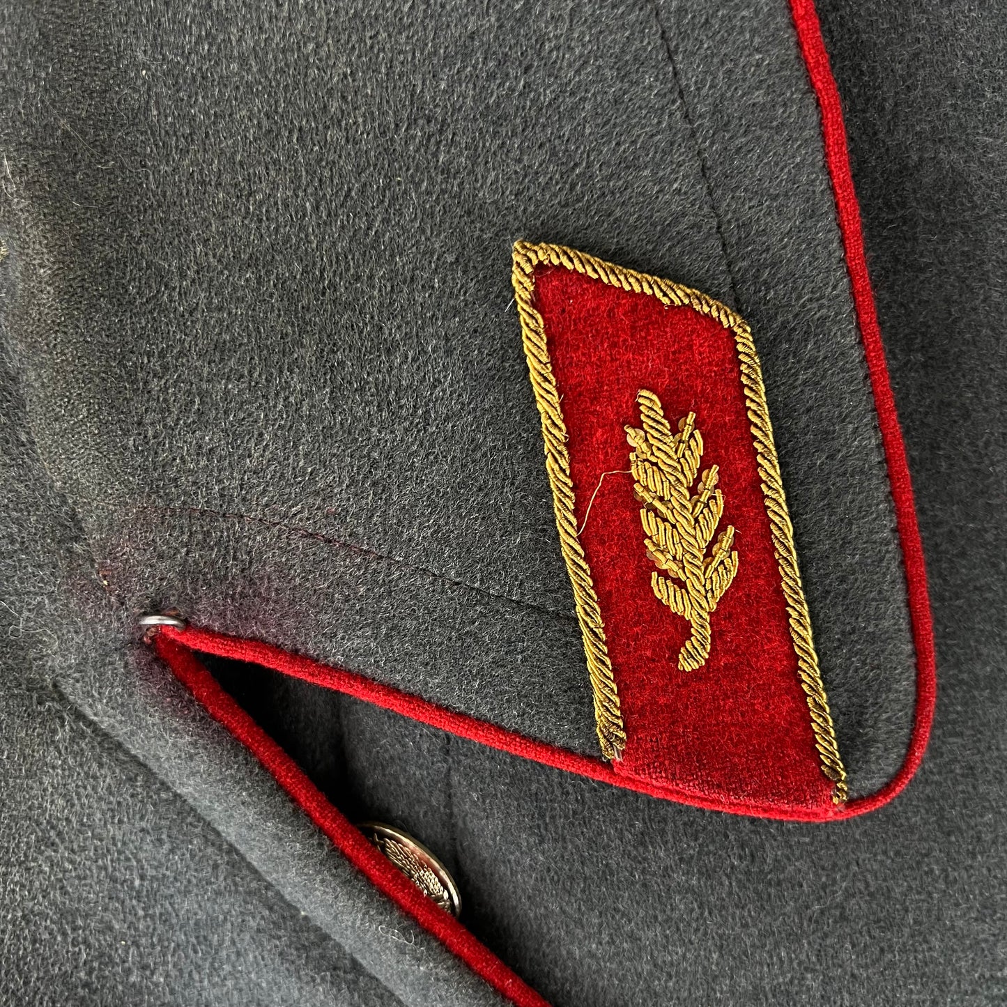 Soviet Russian Army Grey Wool General's Greatcoat - Large