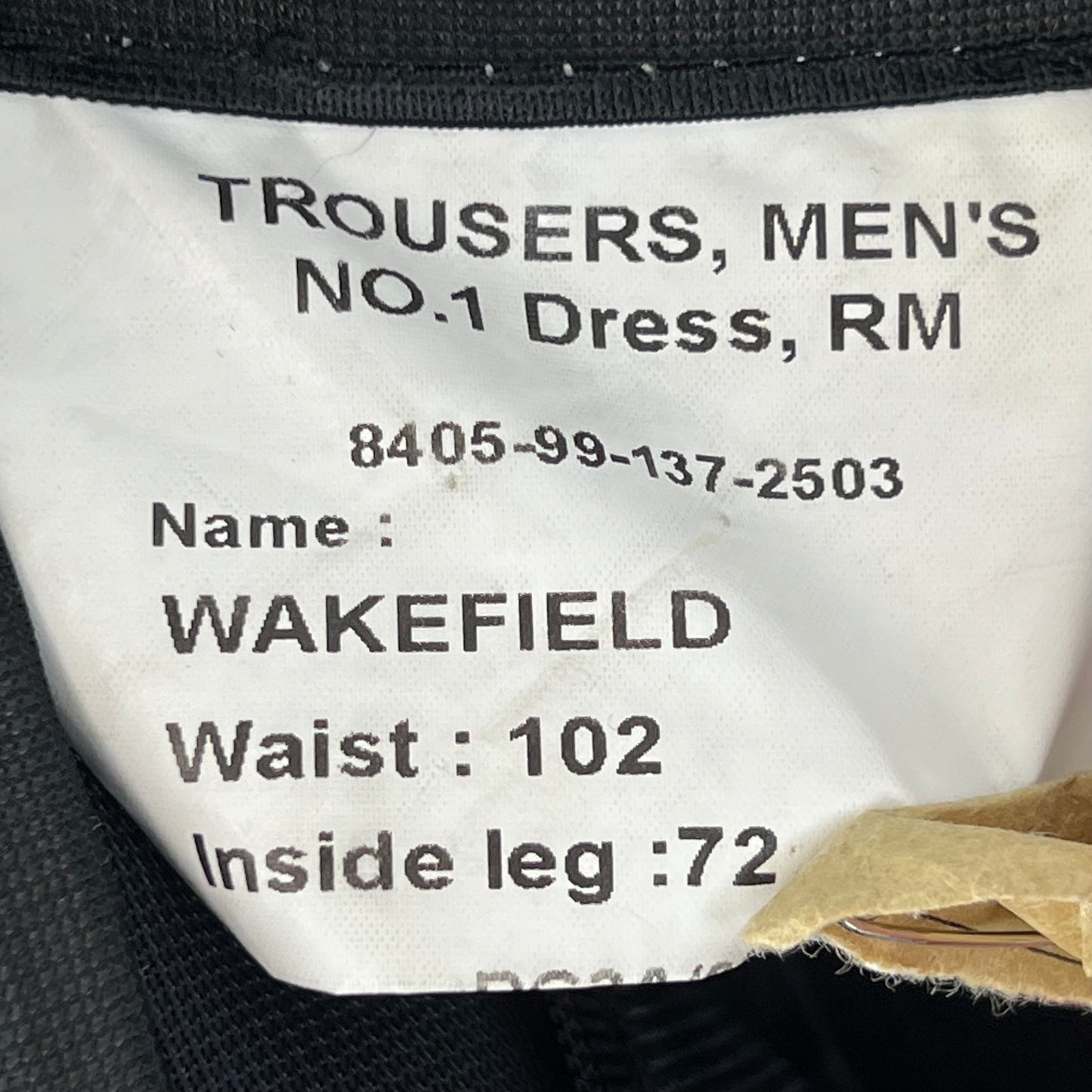 British Royal Marines No1 Blues Dress Trousers - W40 L28.5
