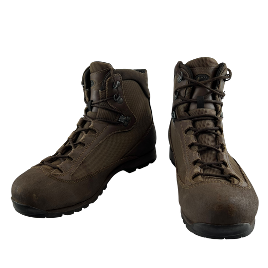 British Army AKU Brown Combat Boots - Size 10M