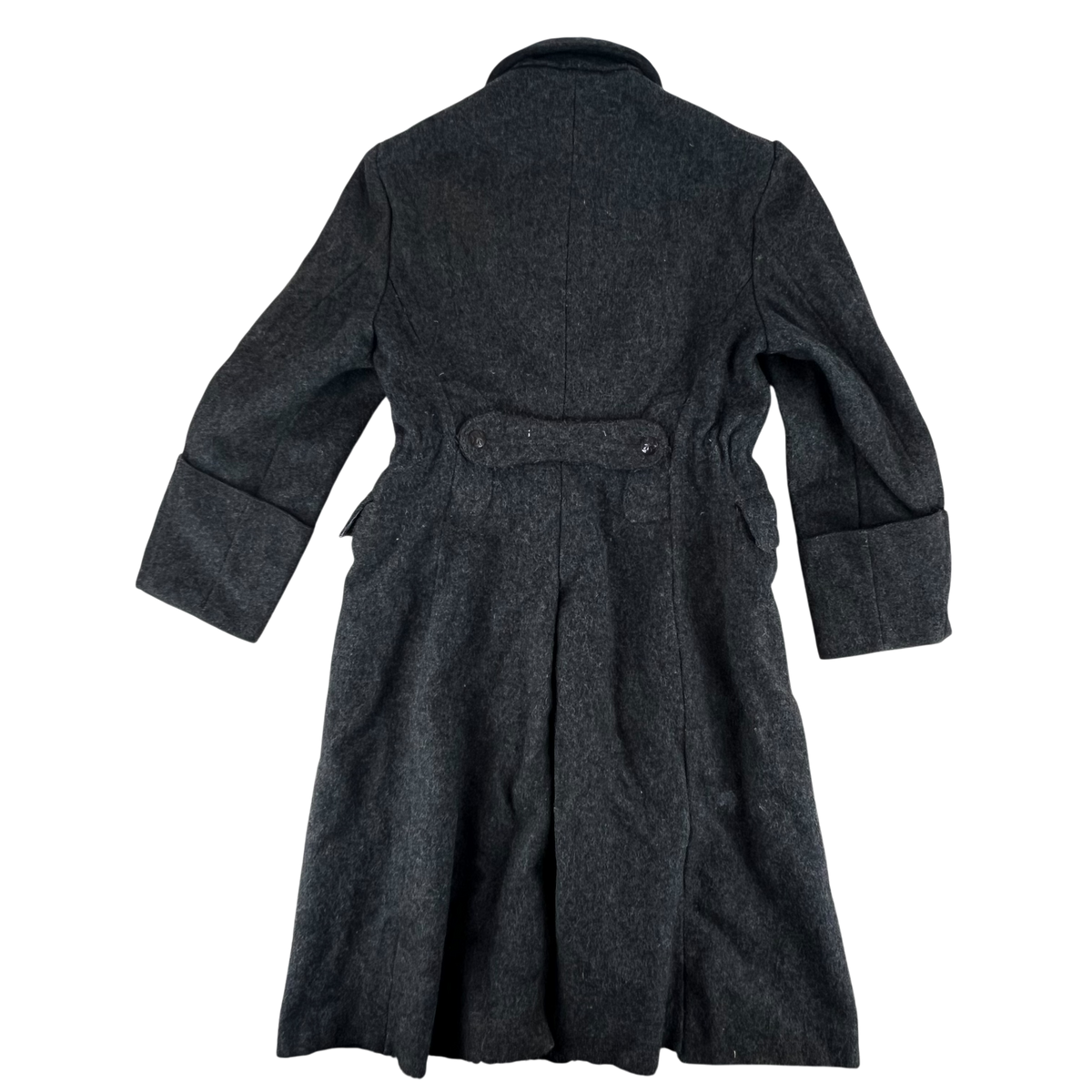 Bulgarian People's Army 60s Grey Wool Greatcoat - Medium