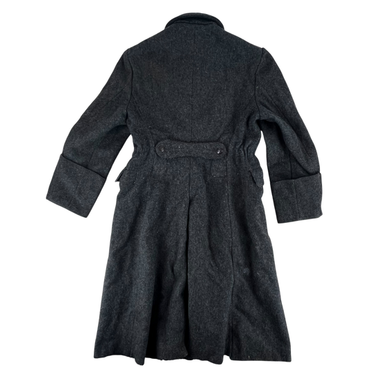 Bulgarian People's Army 60s Grey Wool Greatcoat - Medium