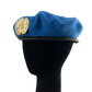 British Army Beret UN Blue w/ Badge - Medium 58cm