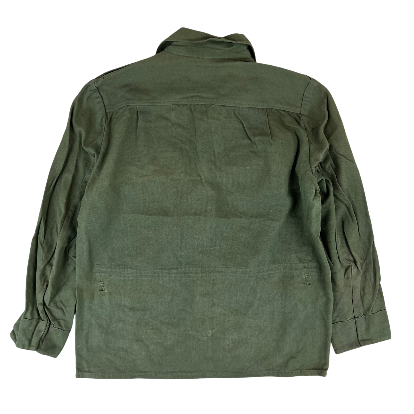 Bulgarian People's Army Cotton Olive Green Cossack Shirt - Medium