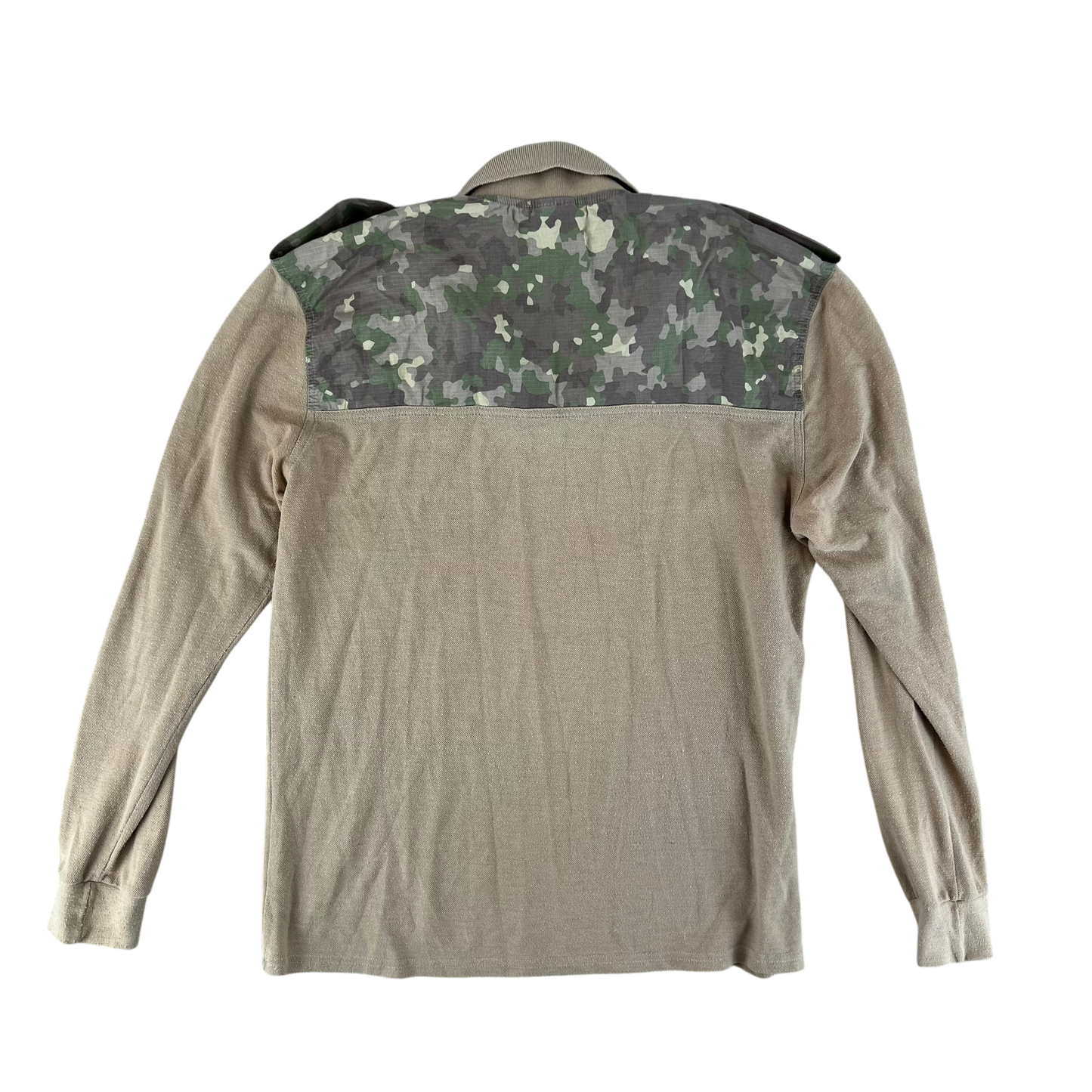 Romanian Army M2017 Woodland Camouflage Polo Top - Large