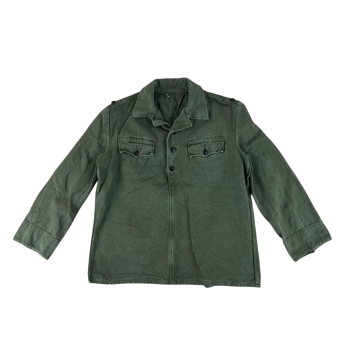 Bulgarian People's Army Olive Green Cossack Shirt - Large