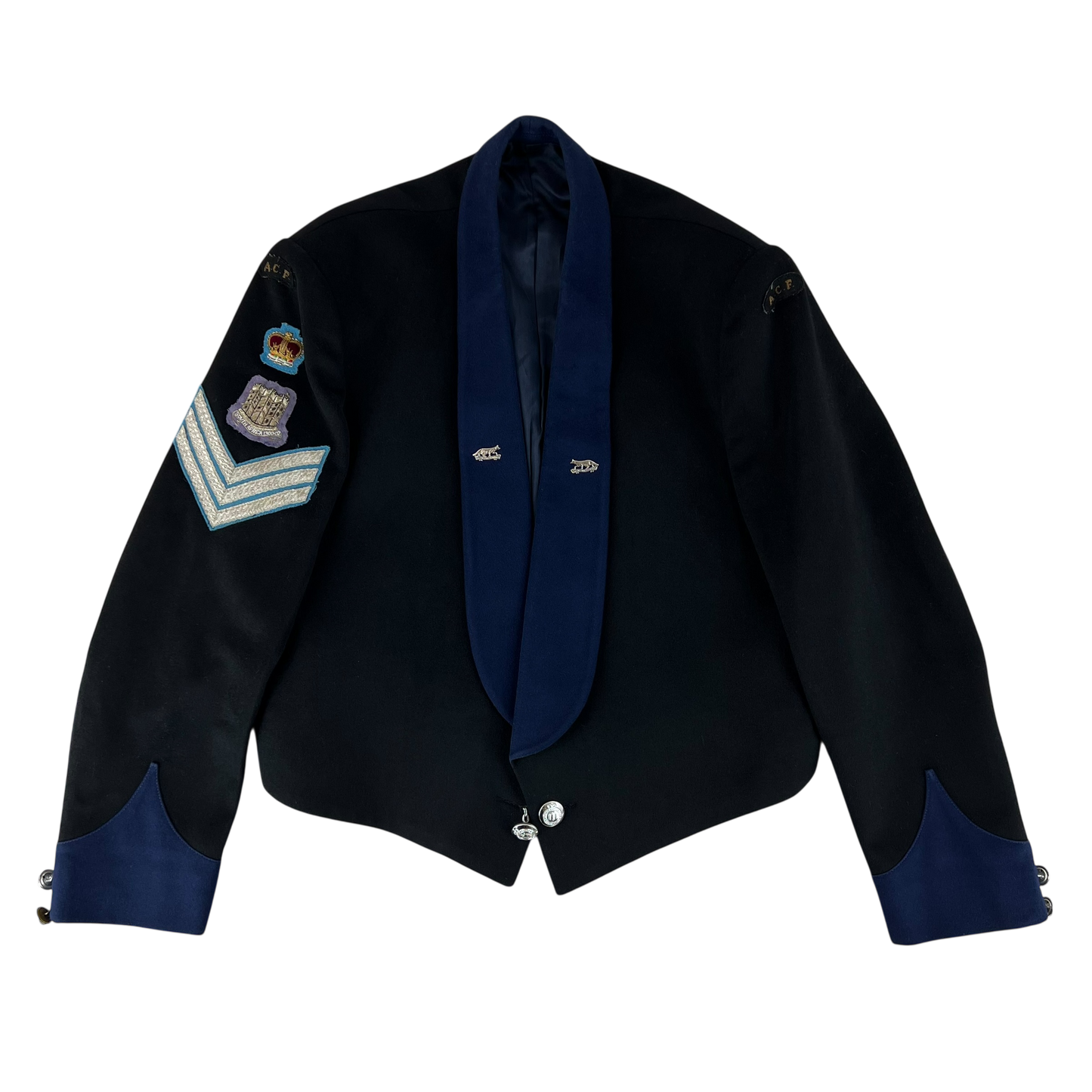 British Army 90s Mess Dress Jacket - Northumberland Hussars - Large