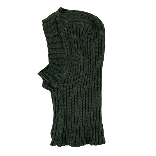British Army Green Wool Balaclava - One Size