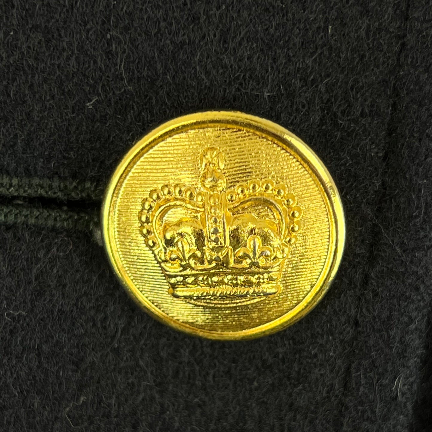 British Royal Navy 80's Women's Wool Officer's Greatcoat - Medium