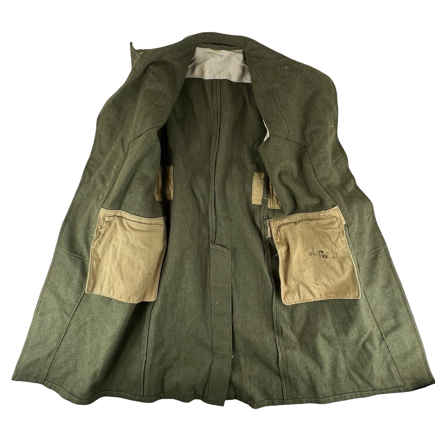 British Royal Marines WW2 1940 Pattern Wool Greatcoat - Small