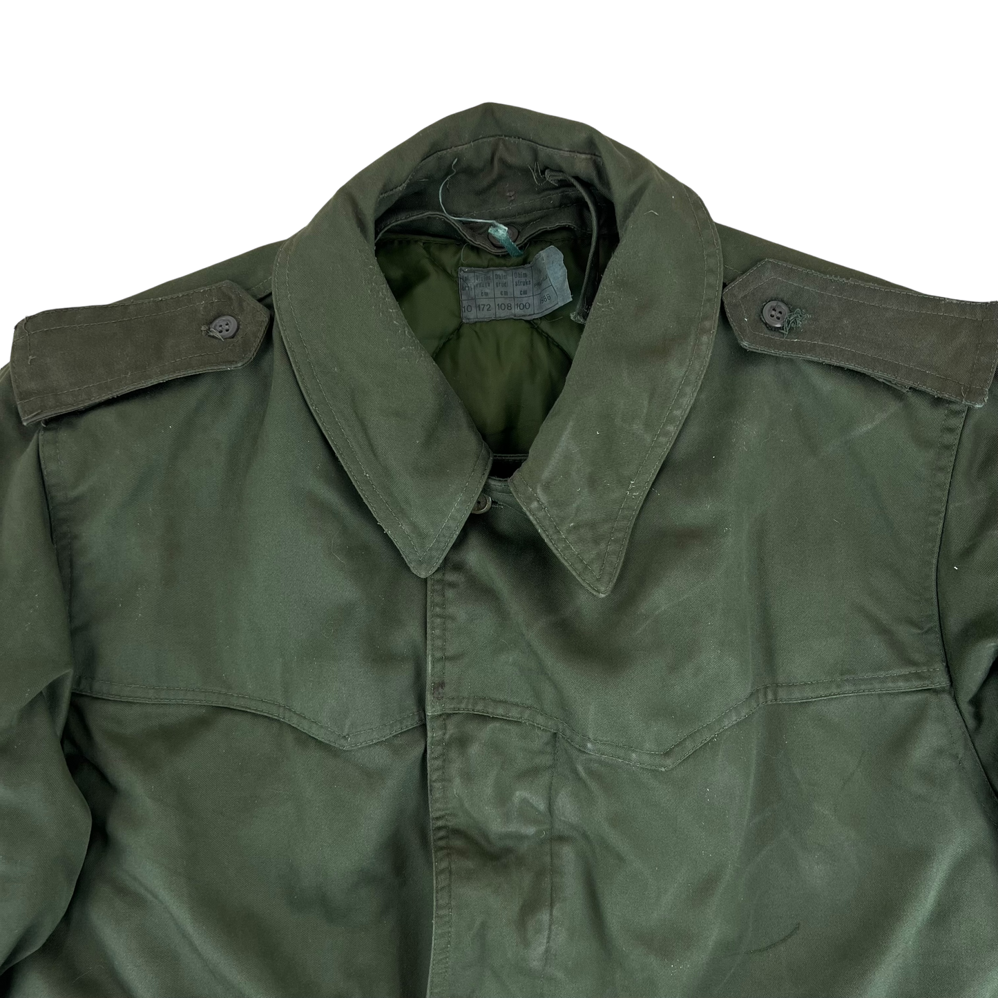 Yugoslav Army Genuine JNA M77 Olive Green Parka w/ Winter Liner - Large