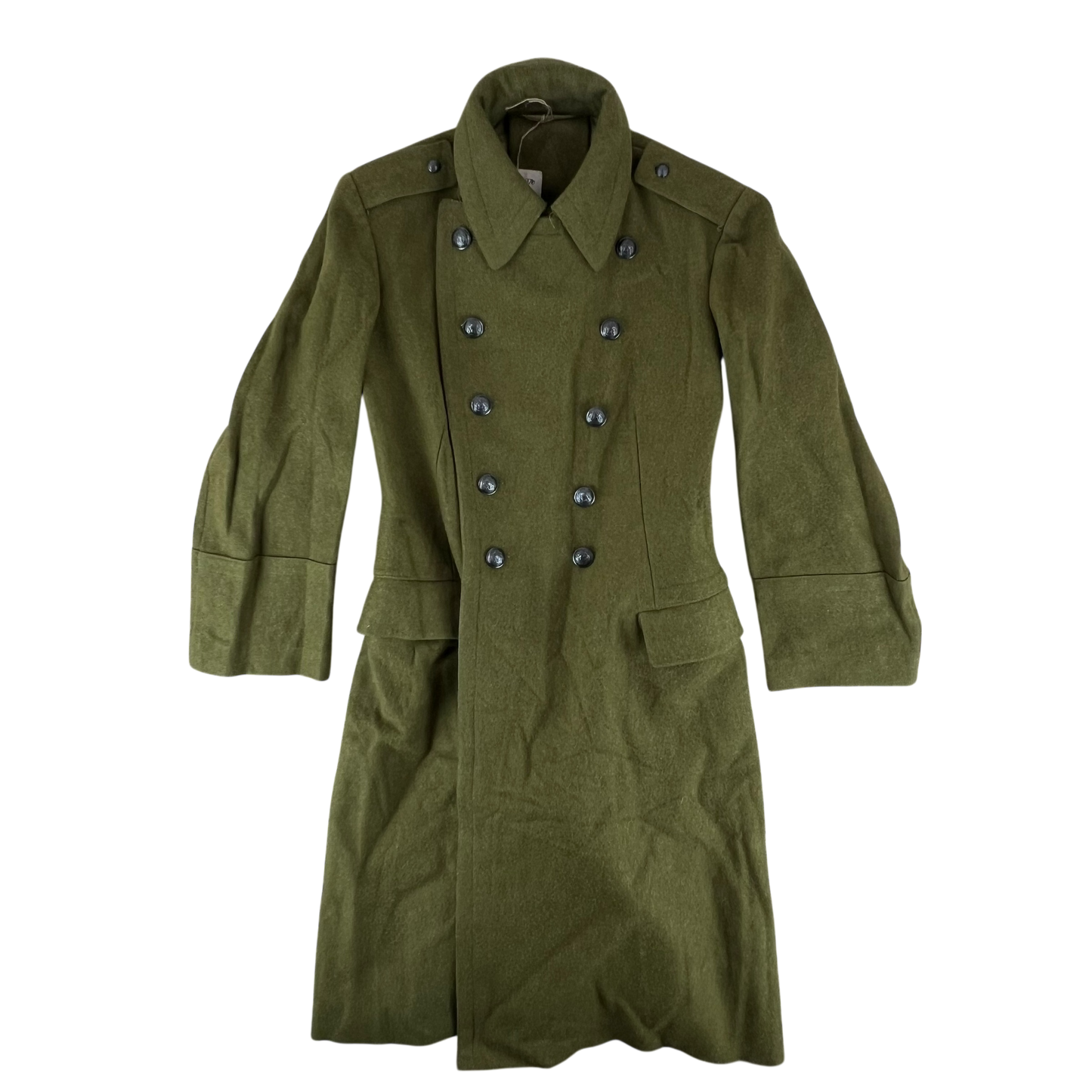 Romanian People's Army Khaki Wool Greatcoat - Medium