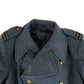 British RAF WW2 40's Officer's Blue Grey Wool Greatcoat w/ Belt - Medium Size 6