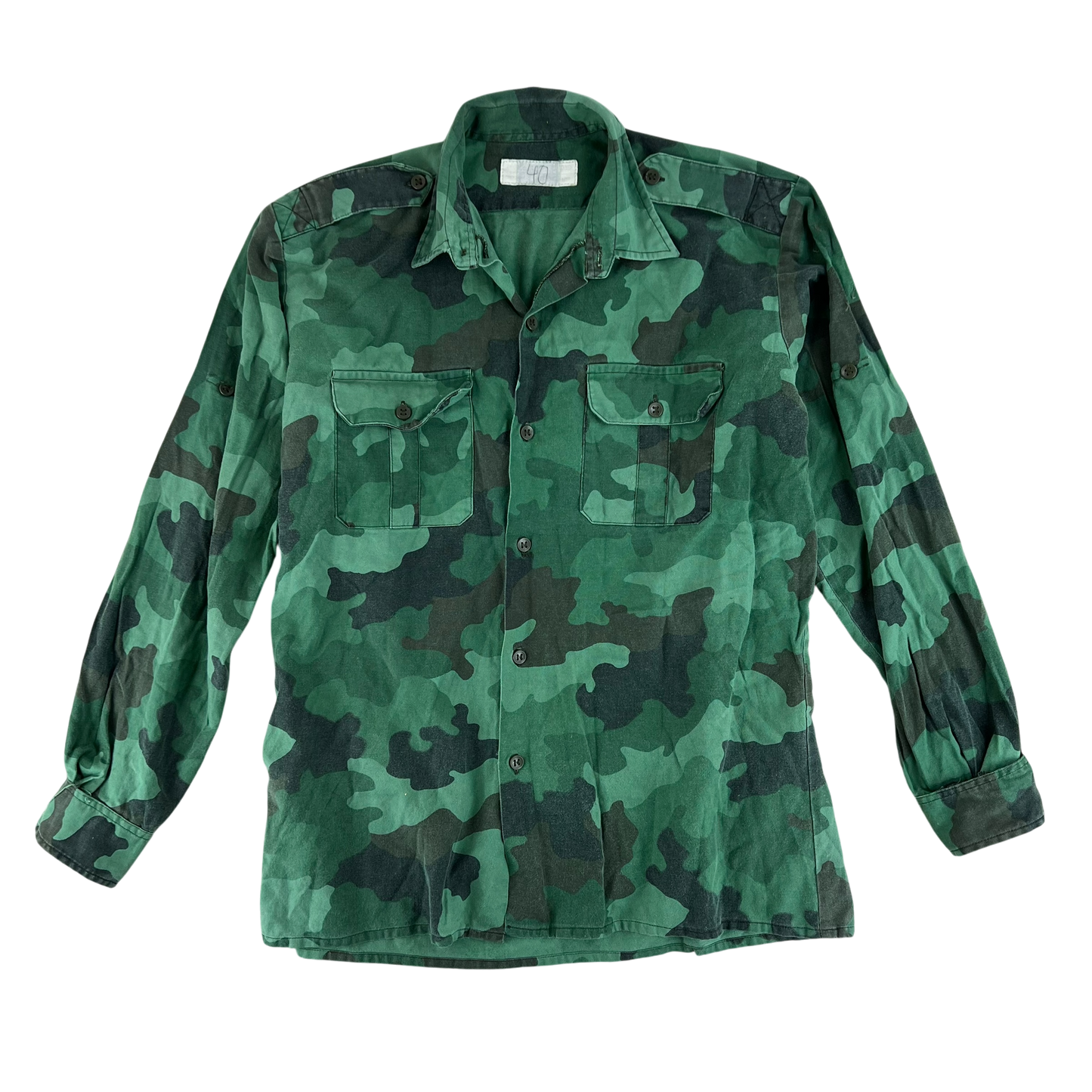 Serbian Army M93 Oak Leaf Camouflage Shirt - Large