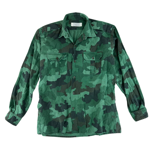Serbian Army M93 Oak Leaf Camouflage Shirt - Large