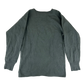 French Army Sweatshirt / Thermal T Shirt Pullover 80s Sage Grey - Medium
