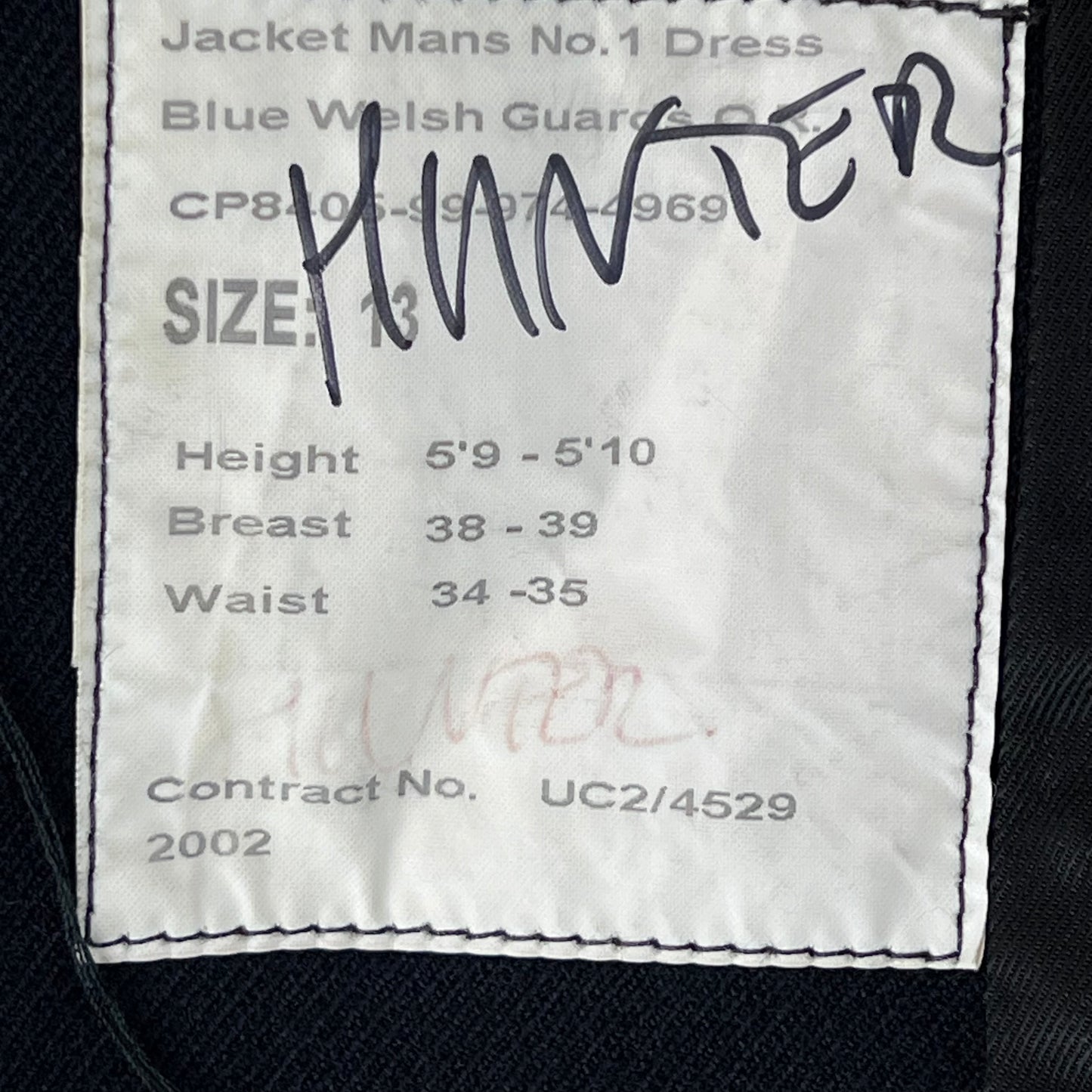 British Army No. 1 Dress Jacket - Welsh Guards - Medium