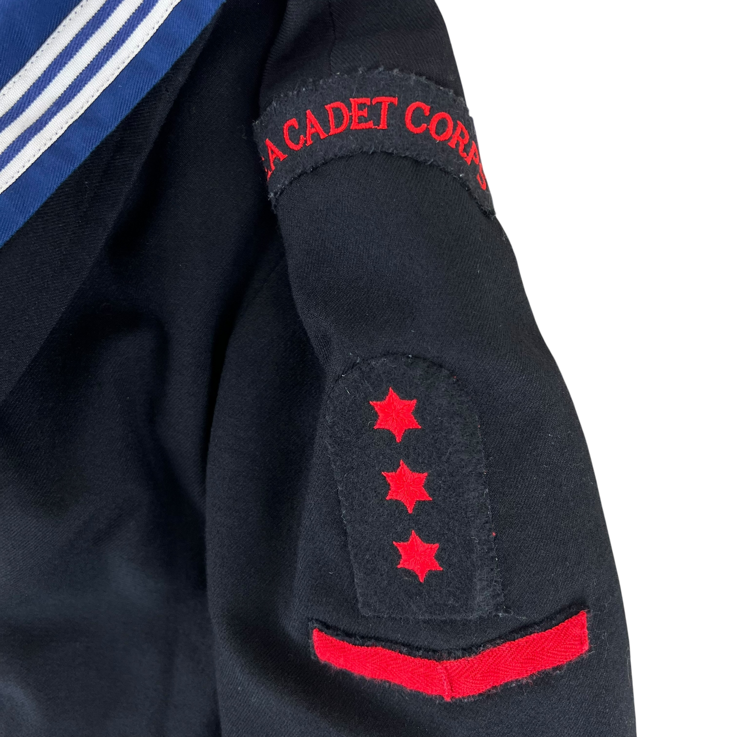 British Royal Navy 80s Class II Jumper Sailor's Top - Medium 182/100