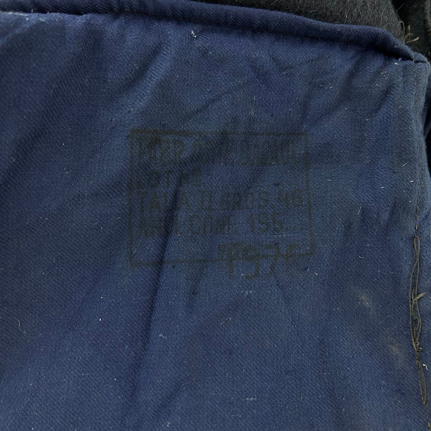 Romanian People's Navy 70s Blue Wool Greatcoat - Medium