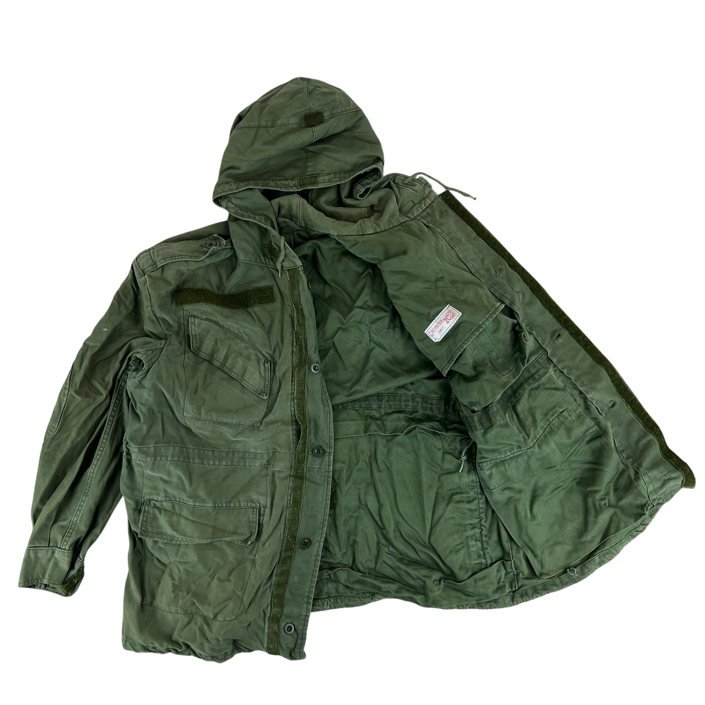 Belgian Army M64 Olive Green Parka - X Large