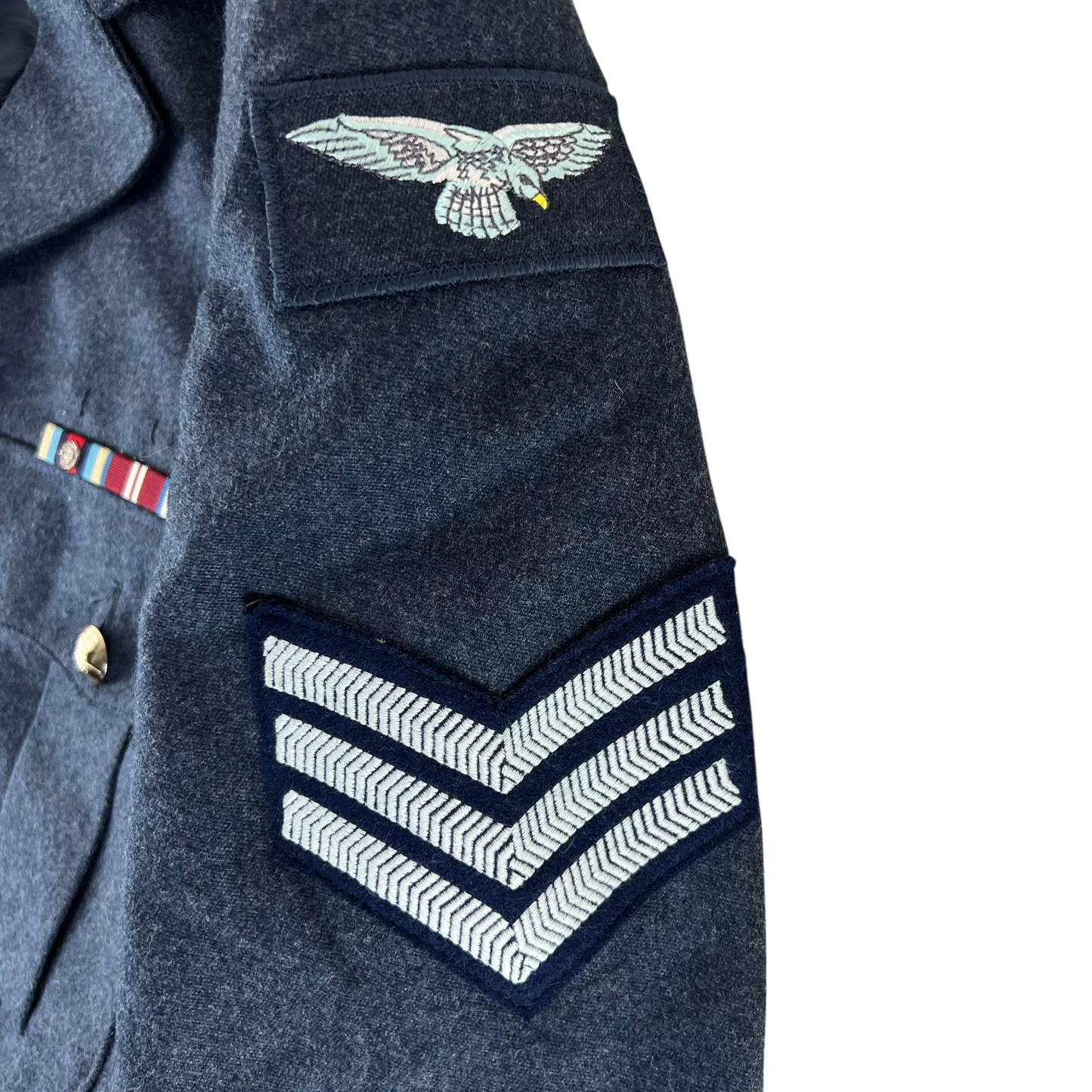 British Royal Air Force No. 1 O.A. Dress Jacket w/ Belt - Large