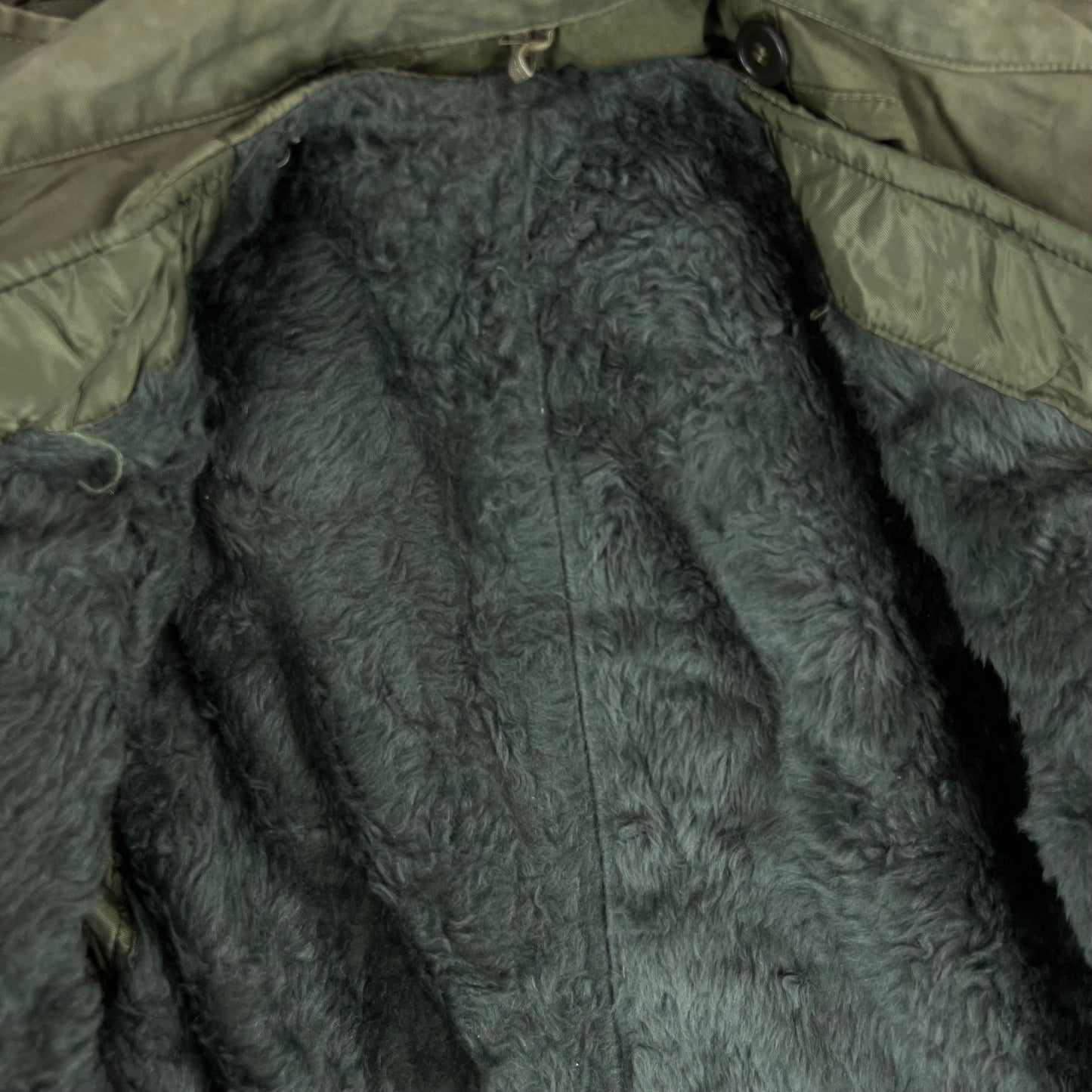 Greek Army M65 Jacket w/ Faux Fur Liner -