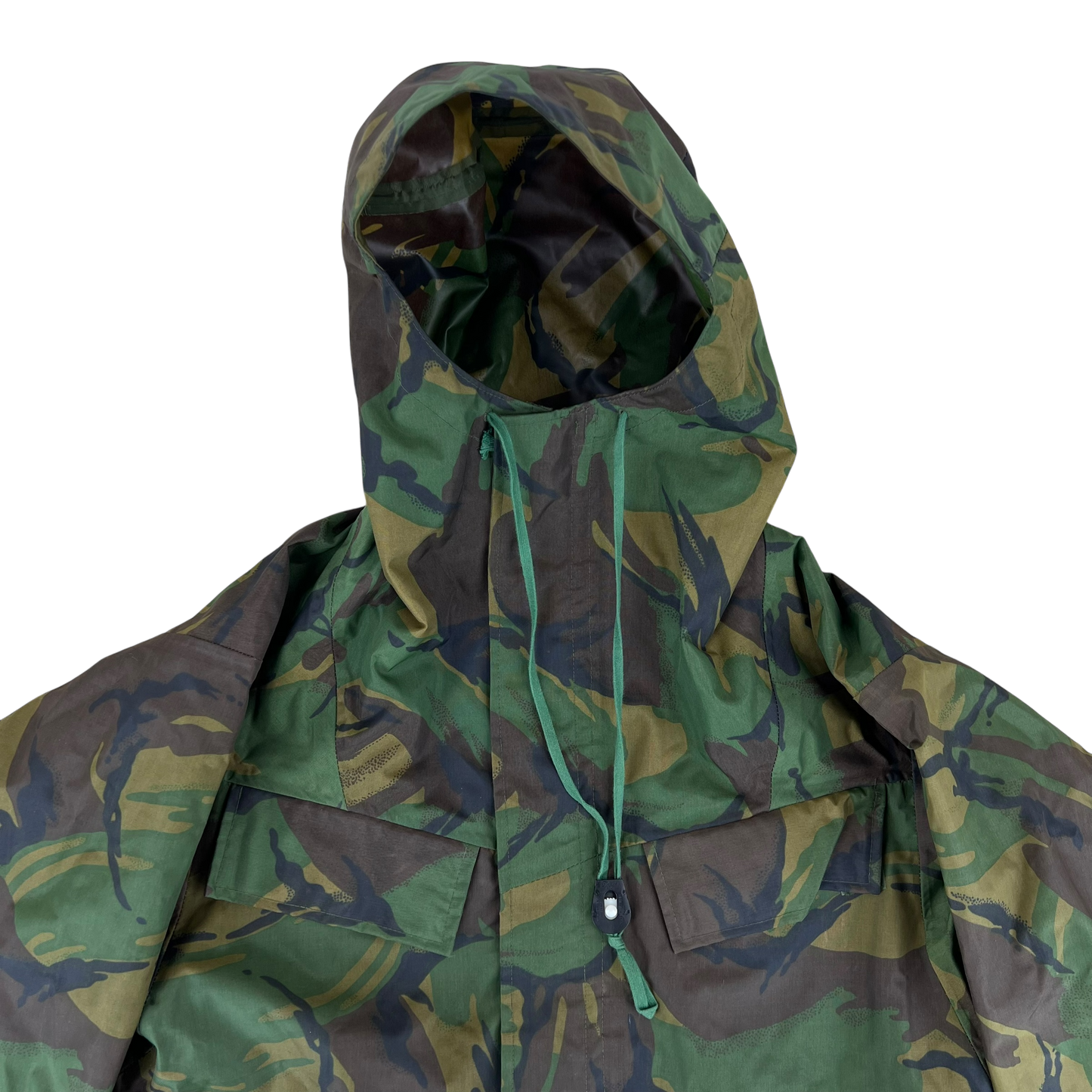 British Army DPM Camo Waterproof PVC Hooded Smock Jacket - Medium 170/90