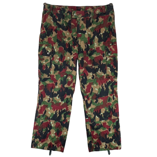 Swiss Army TAZ83 Alpenflage Camouflage Trousers - W42 L30.5