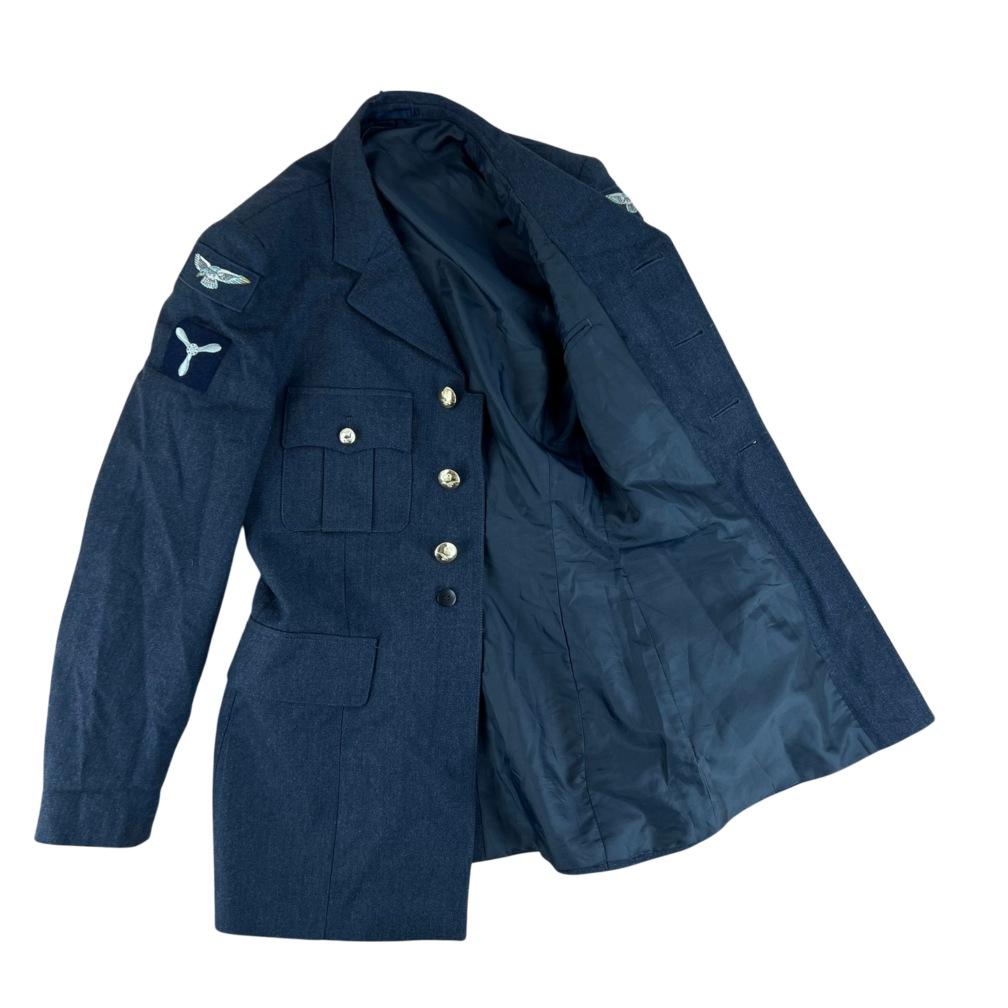 British Royal Air Force No. 1 Dress Jacket w/ Belt - Medium