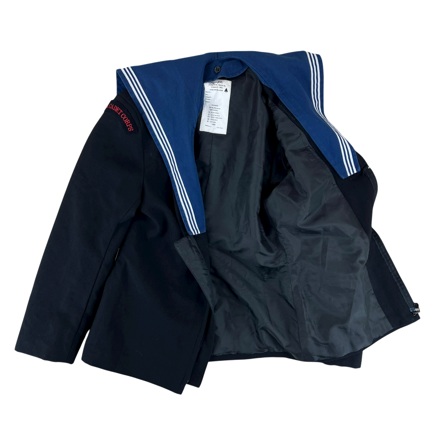 British Royal Navy Class II Jumper Sailor's Top - Medium 100S