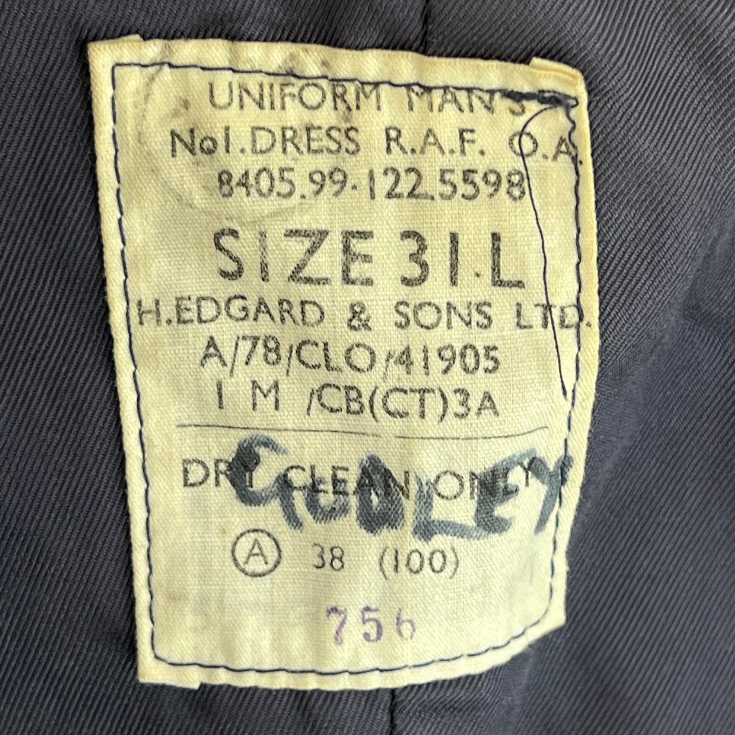 British Royal Air Force No. 1 Dress Jacket - Medium