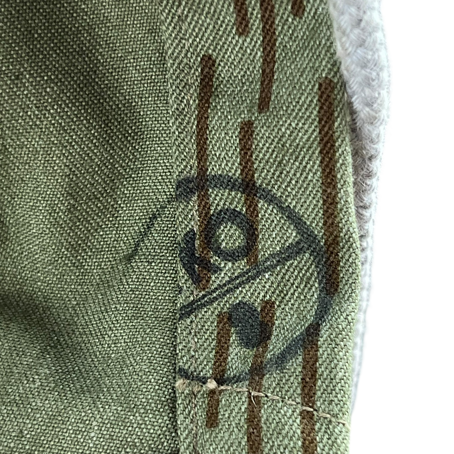 East German Army NVA Raindrop Camouflage Hood / Helmet Cover