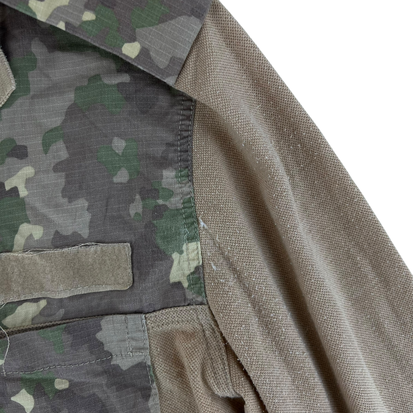 Romanian Army M2017 Woodland Camouflage Polo Top - Large