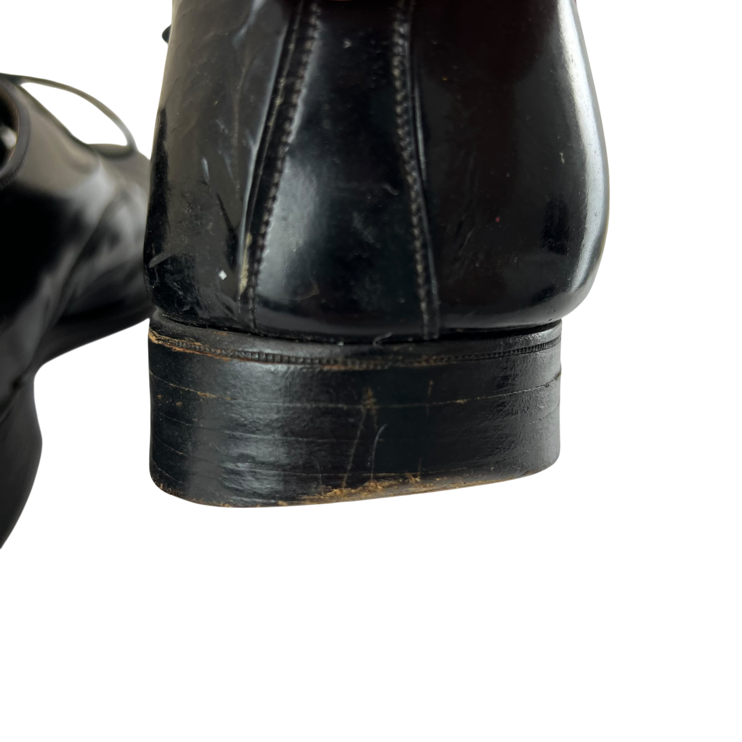 British RAF 70's Black Dress Shoes - Size 10