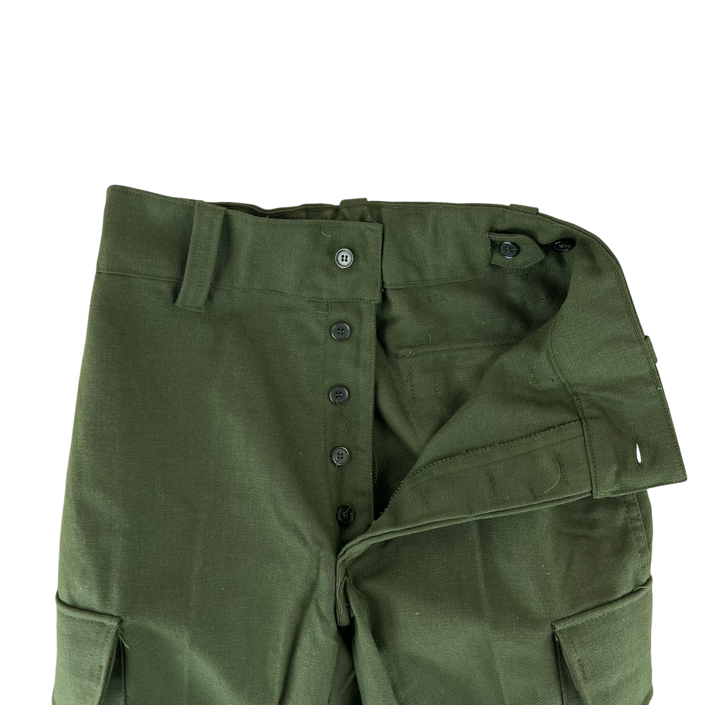 Spanish Army 80s Womens Winter Wool Blend Field Trousers -