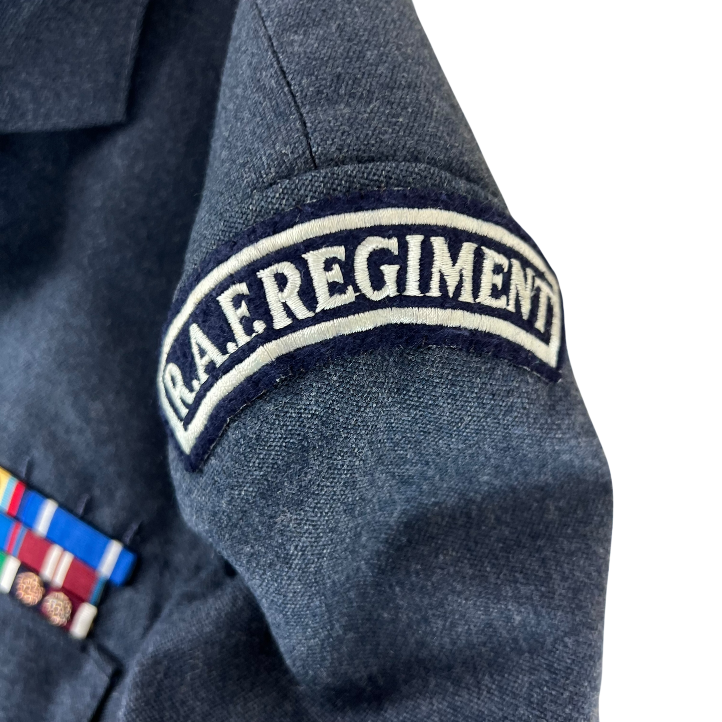 British Royal Air Force No. 1 "Home" Dress Officers & WO's Jacket w Belt - Large