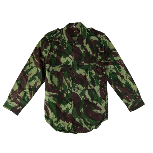 Portuguese Army M63 Lizard Camouflage Long Sleeve Shirt - Small
