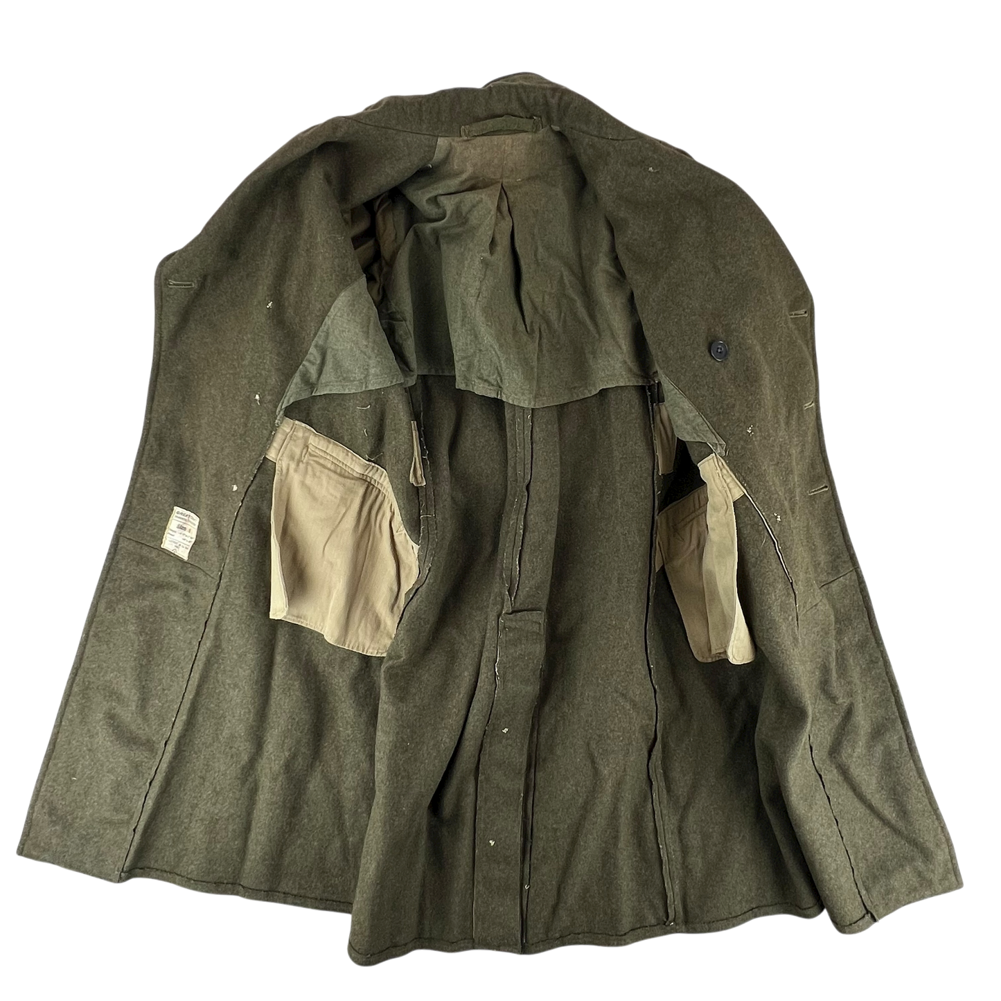 British Army 50s Dismounted 1940 Pattern Greatcoat - Large SIZE 8