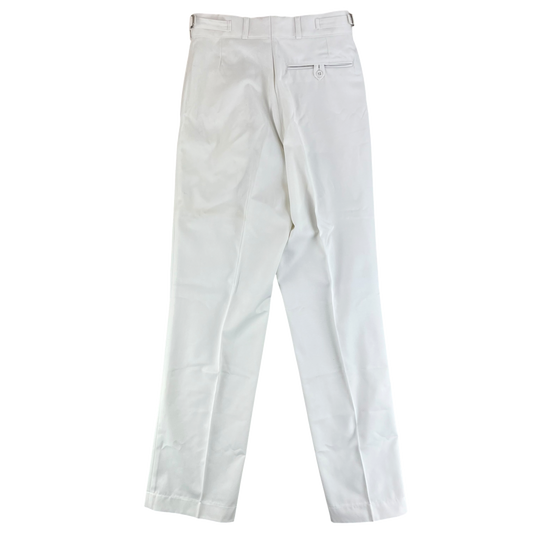 British Royal Navy Officers & Class I & III White Dress Trousers - All Sizes