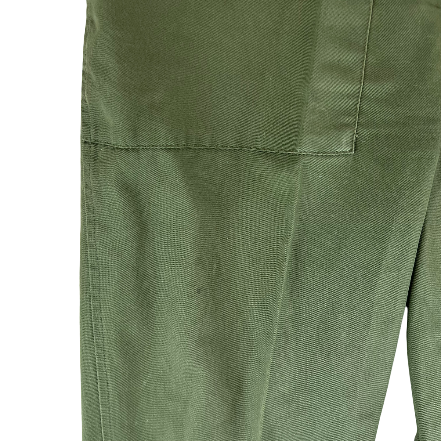 British Army Olive Green Fatigue Work Trousers - W31 L29