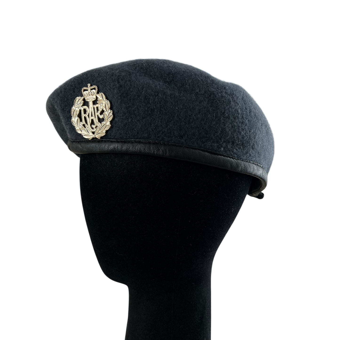 British RAF Beret w/ Badge - Medium 57cm