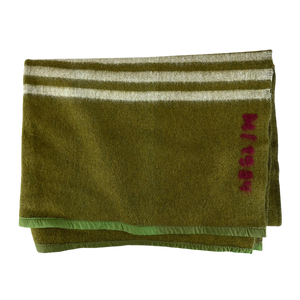 Romanian Army Khaki Wool Blanket