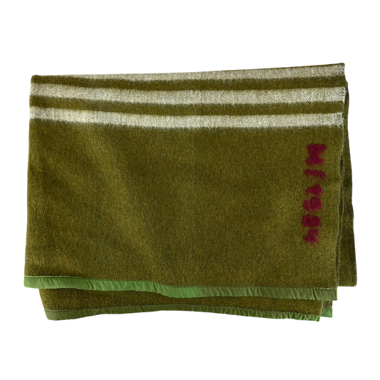 Romanian Army Khaki Wool Blanket