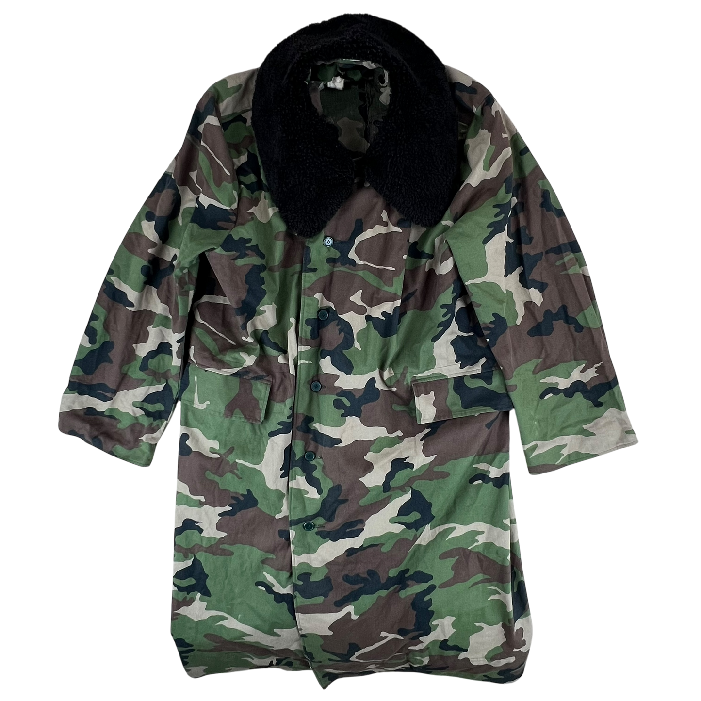 Slovak Army M97 Camouflage Dispatch Trench Coat - XX Large